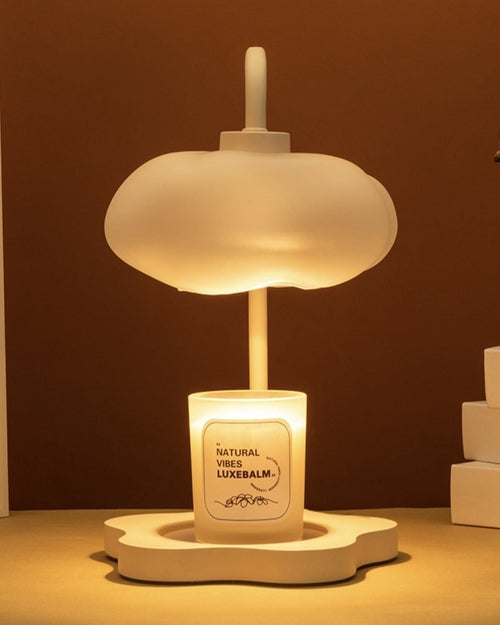 Lámpara con posa-velas.