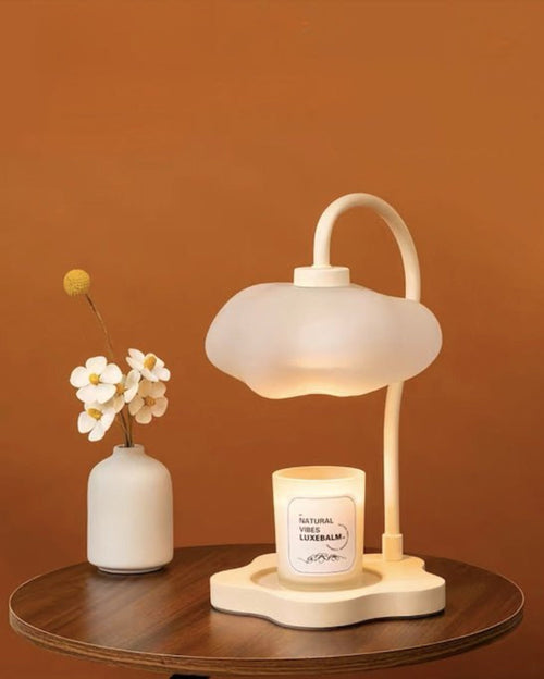 Lámpara con posa-velas.