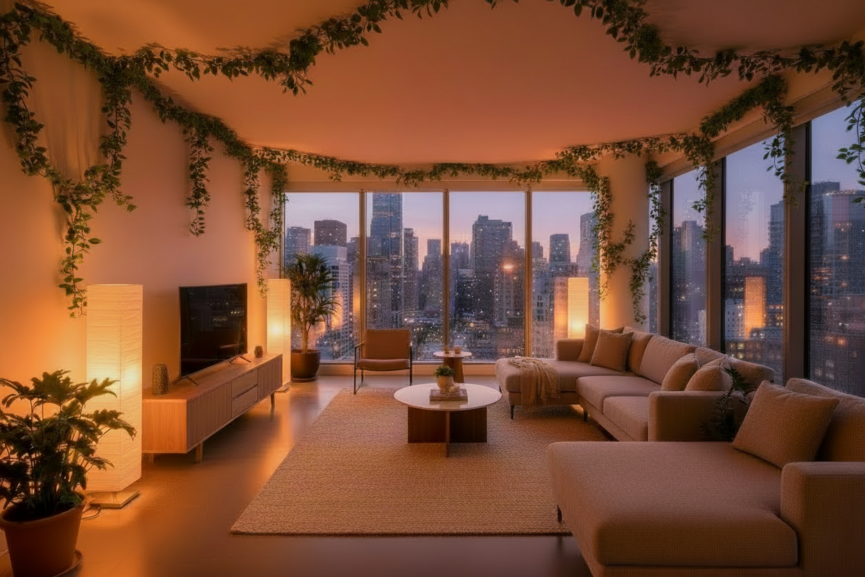 Salón ciudad sofá más pequeño